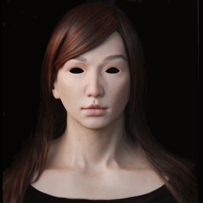 (SF-N16) Soft Silicone Realist Human Face Crossdress Full Head Female/Girl Sexy Doll Fetish Mask (SF-N16) Soft Silicone Realist Human Face Crossdress Full Head Female/Girl Sexy Doll Fetish Mask